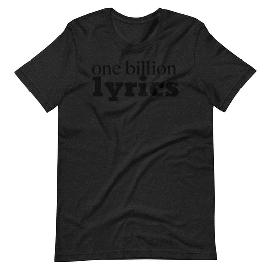 One Billion Lyrics Clothing Co.