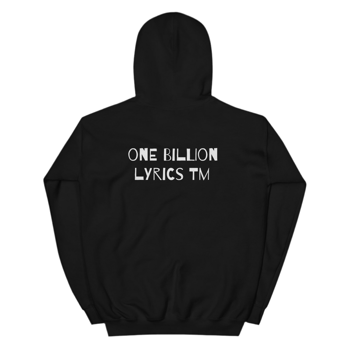 One Billion Lyrics TM Poem 2 Unisex Hoodie