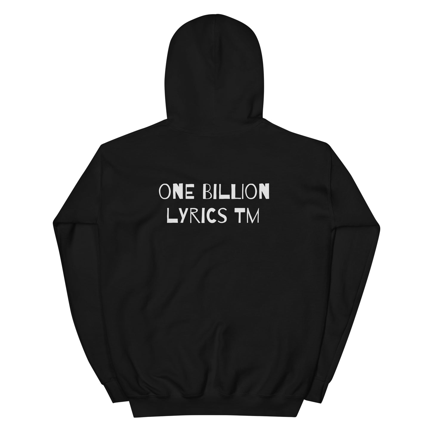 One Billion Lyrics TM Poem 2 Unisex Hoodie